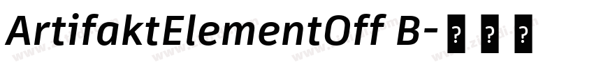 ArtifaktElementOff B字体转换 ArtifaktElementOff B字体转换